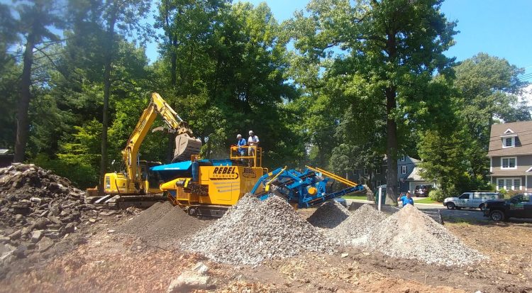 Waste Concrete Crushing with the Rebel Crusher