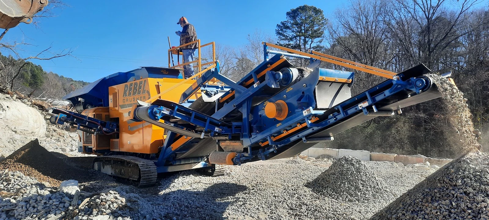 american made rebel crusher machine