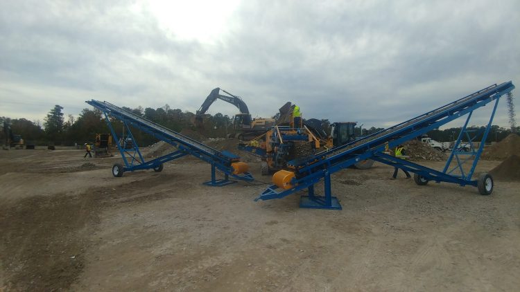 Small Crews, Big Output: How Portable Radial Stackers Help Contractors Compete at Scale